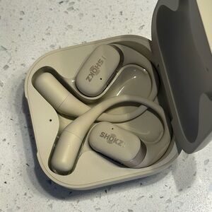 Shokz OpenFit Wireless Earbuds in Cream